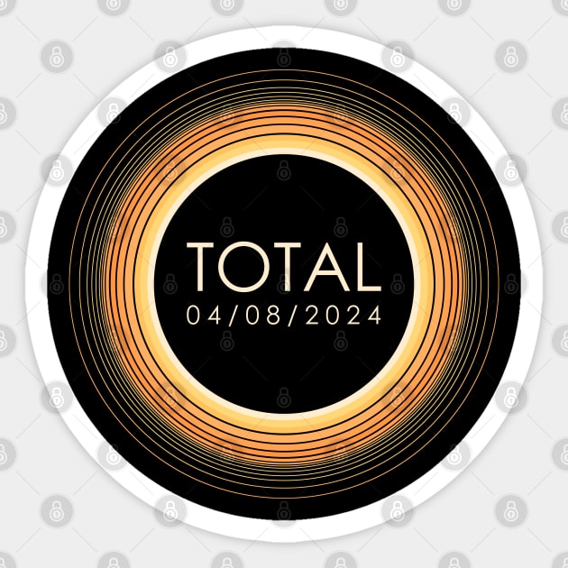 Total Solar Eclipse 2024 Sticker by Sachpica